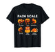 Funny Turkey Pain Scale Thanksgiving Humor Turkey T-Shirt