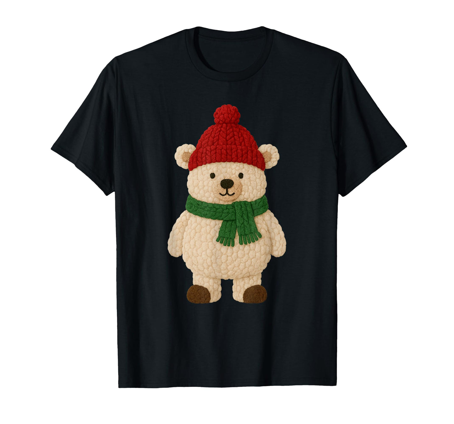 Cute Polar Bear Christmas Winter Snow T-Shirt