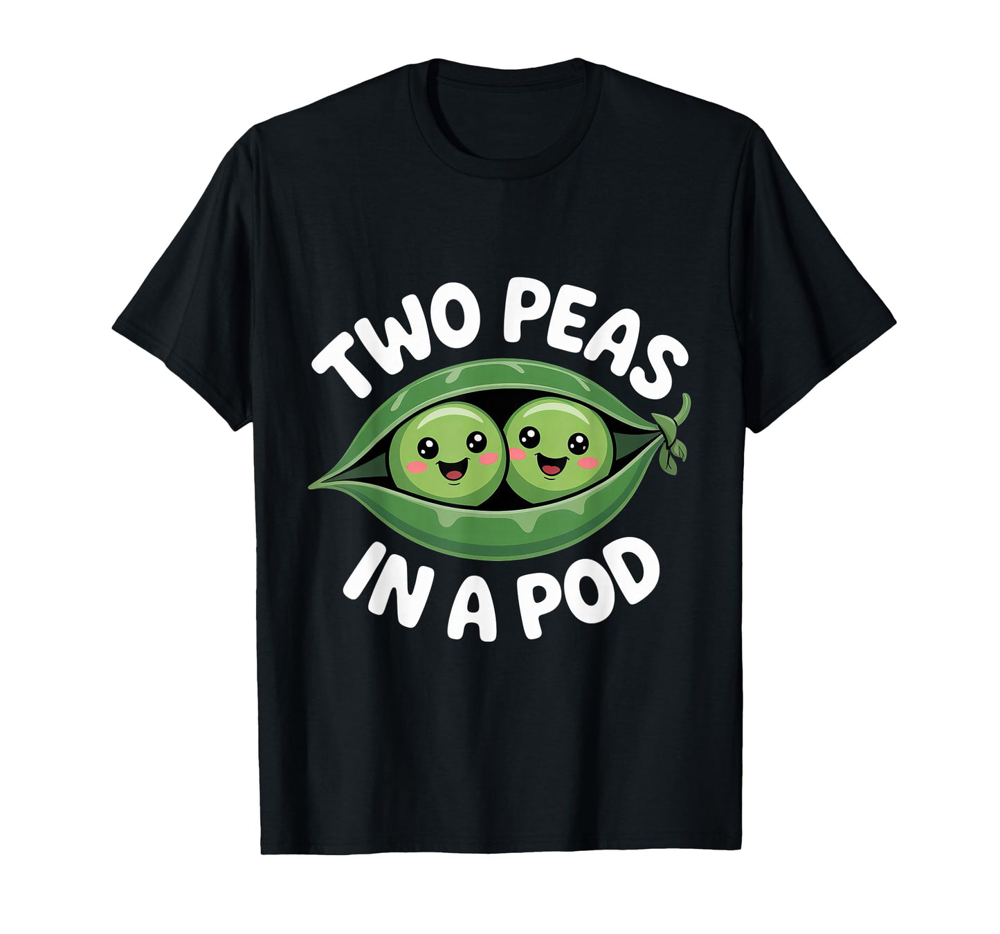 Two Peas in A Pod Cute Funny Costume T-Shirt
