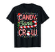 Candy Cane Crew Christmas Pajamas Adult Men Women Kids T-Shirt
