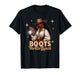 Boots On The Ground Cowgirl Western Black Girl Black History T-Shirt