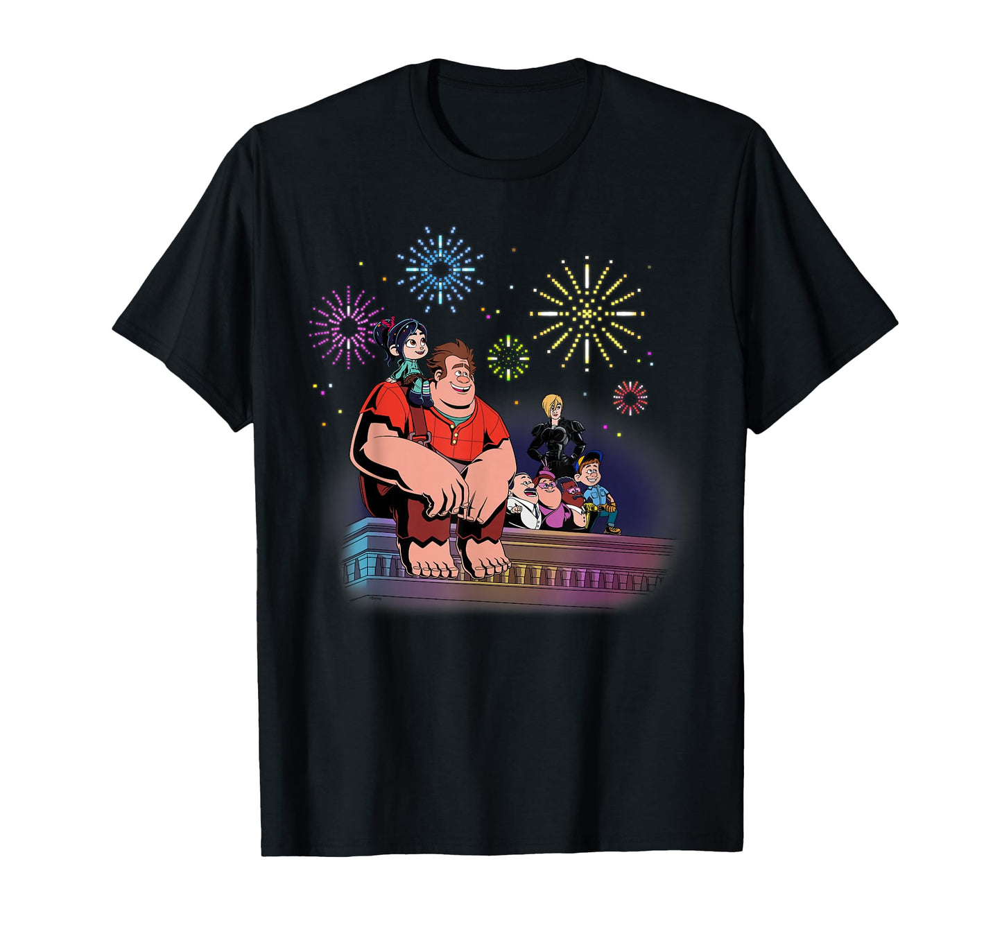 Disney Wreck-It Ralph & Friends New Year's Eve Fireworks T-Shirt