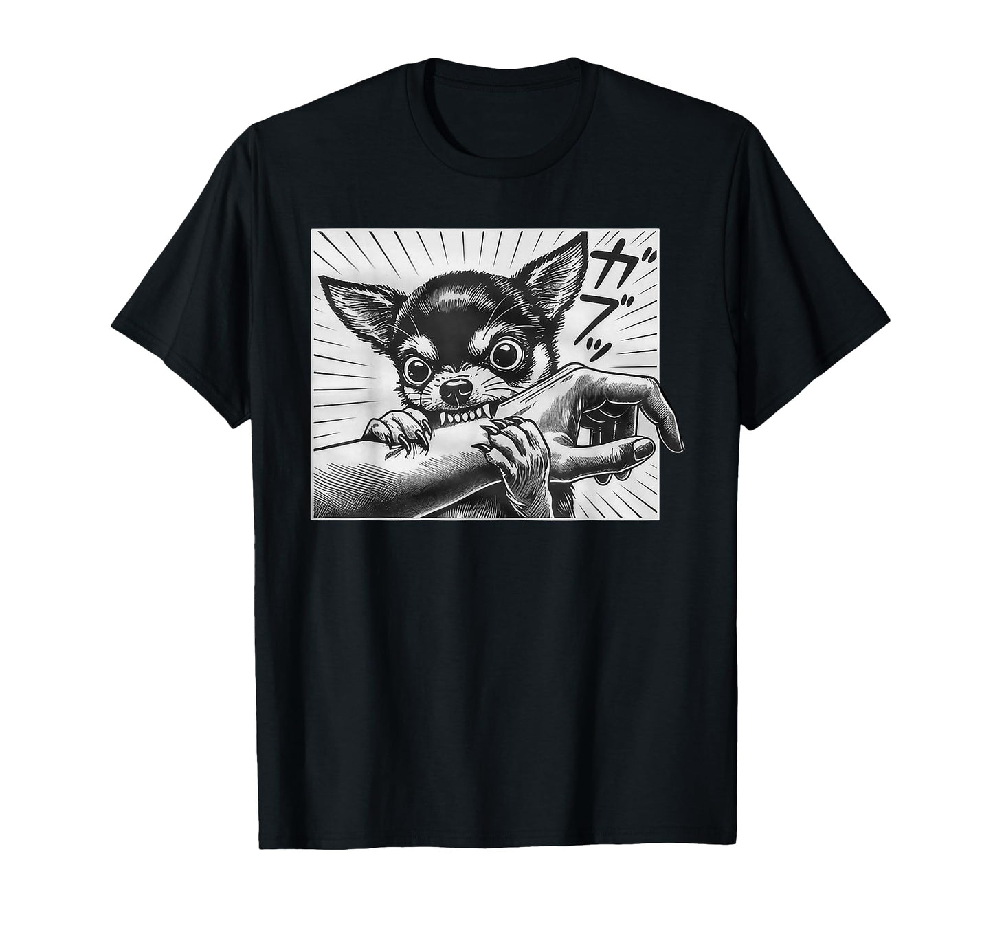 Chihuahua Dog Bite Funny Chihuahua Lover T-Shirt
