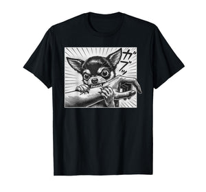 Chihuahua Dog Bite Funny Chihuahua Lover T-Shirt