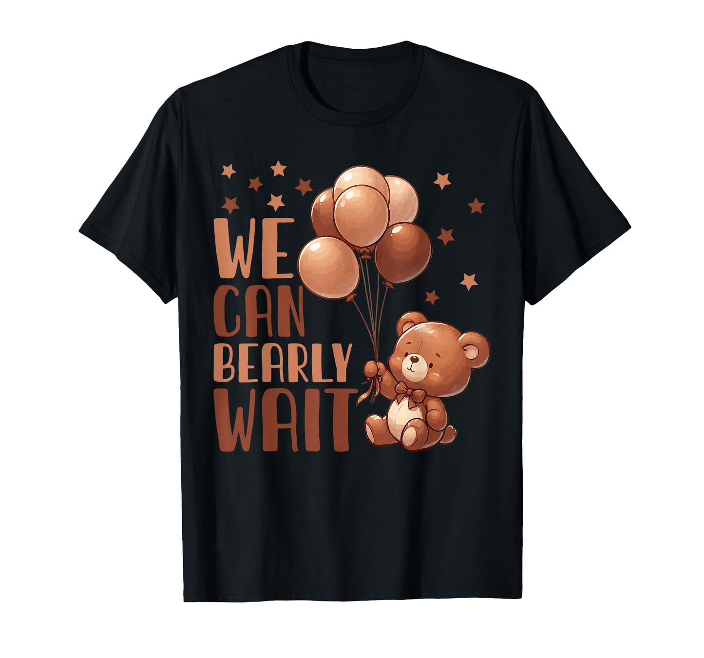 We Can Bearly Wait Baby Shower Party Family Matching T-Shirt
