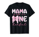 Mama of Little Miss Onederful First Birthday Girl Bow T-Shirt