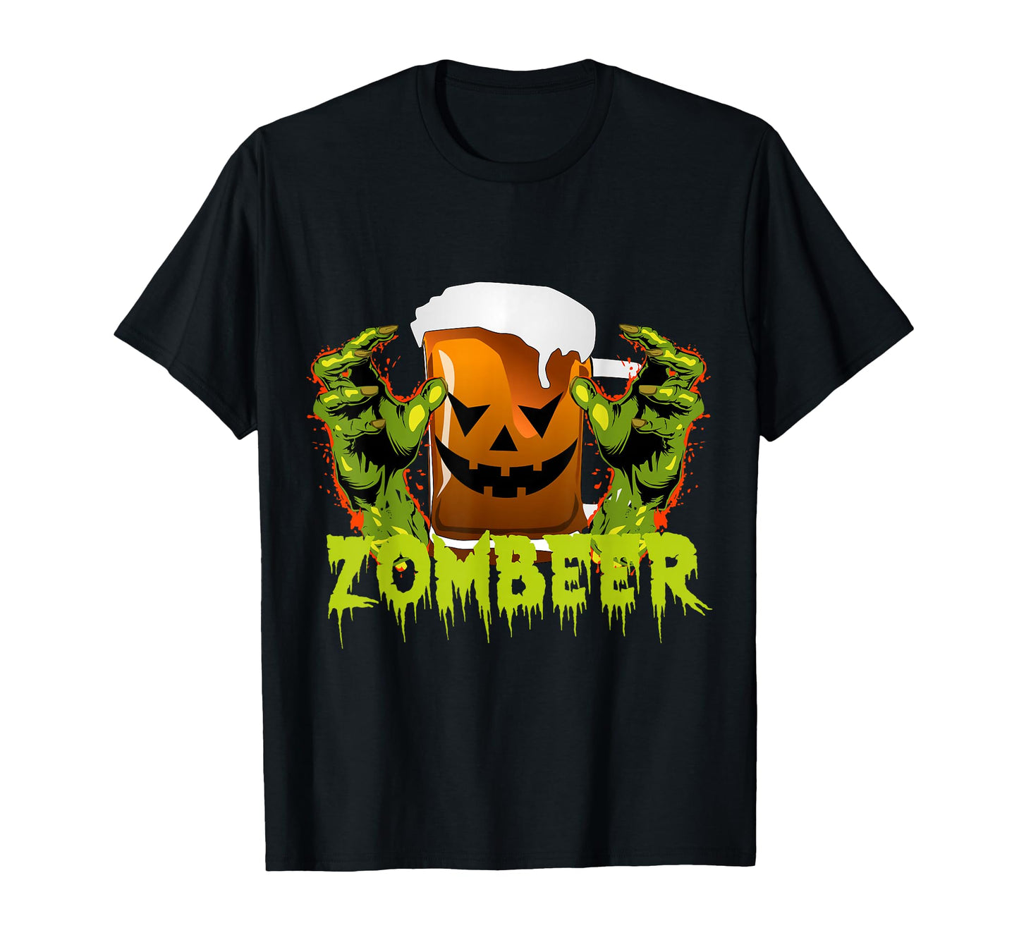 Adult Mr Teenager Beer Zombie Zombeer Drinking Alcohol T-Shirt
