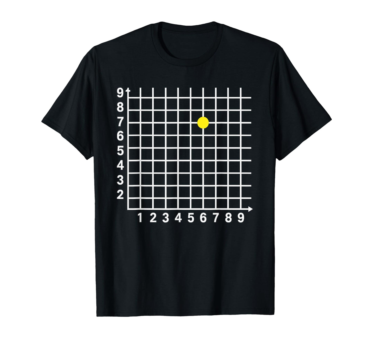 Coordinate 67 Grid Funny Math Science Teacher Boys Kids Math T-Shirt