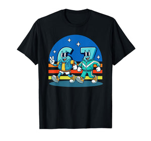 67 Six Seven Fun Trending Meme Funny Design Kids School T-Shirt