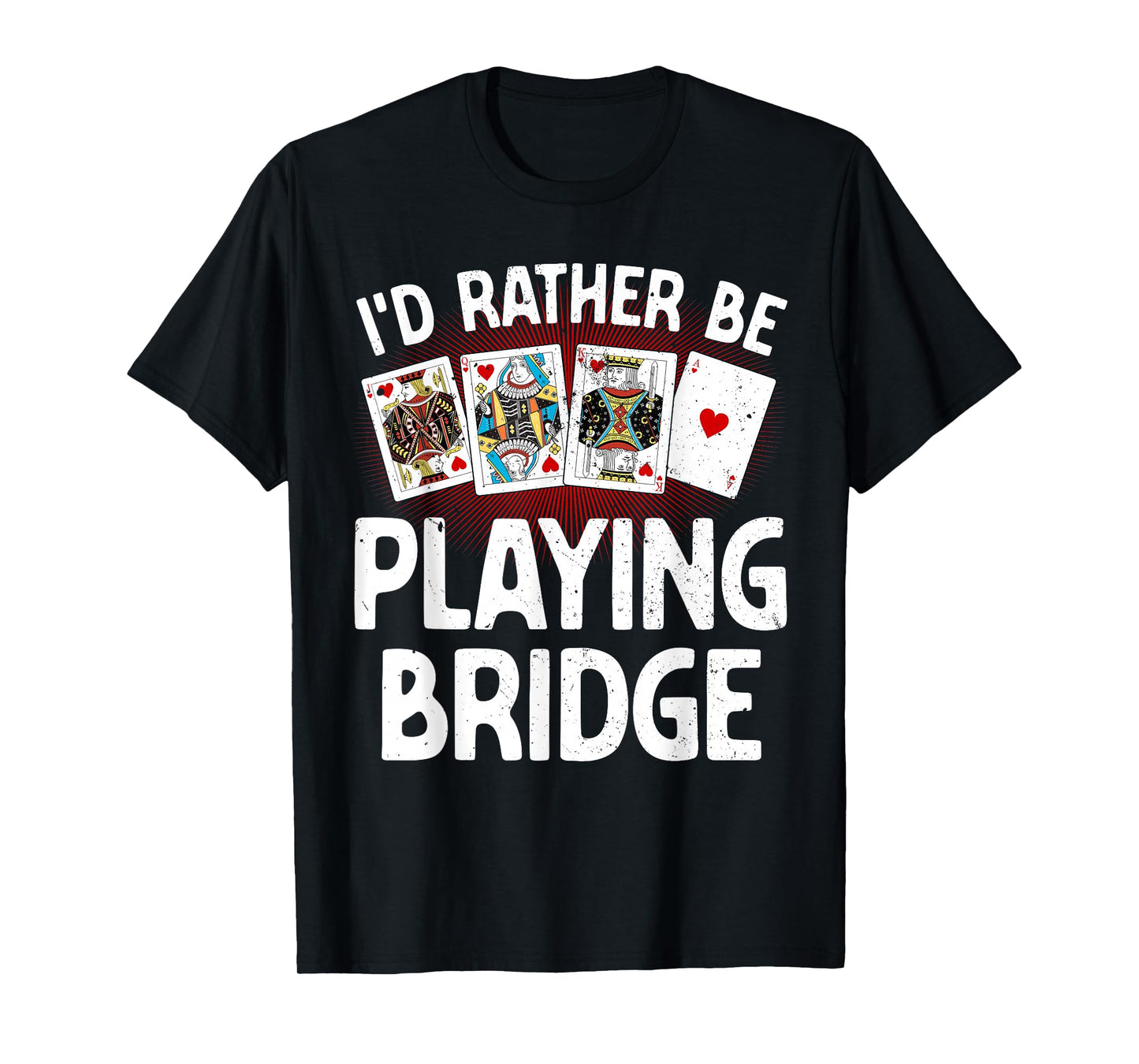 Bridge Art for Men Women Bridge Card Players Bridge Lover T-Shirt