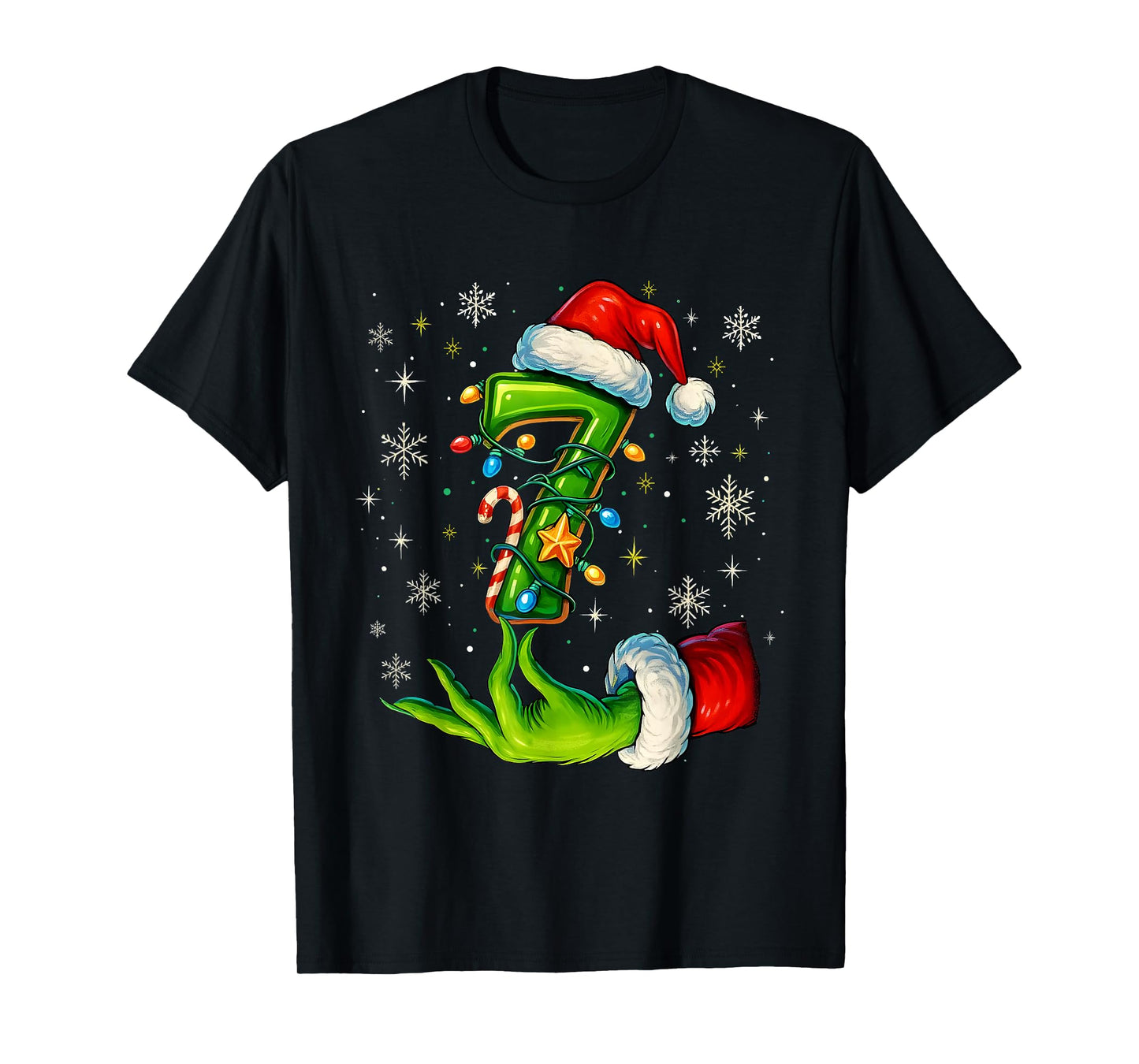 Six Seven 67 Meme Funny Christmas Couple Matching T-Shirt
