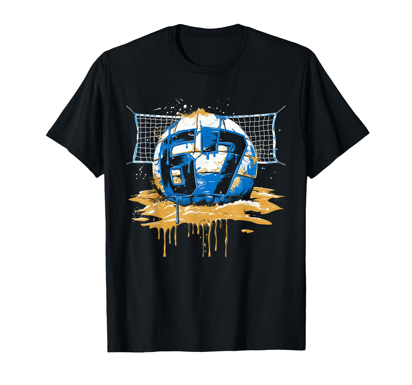 Volleyball 67 Six Seven Alpha Slang 6 7 Meme Kids Teachers T-Shirt