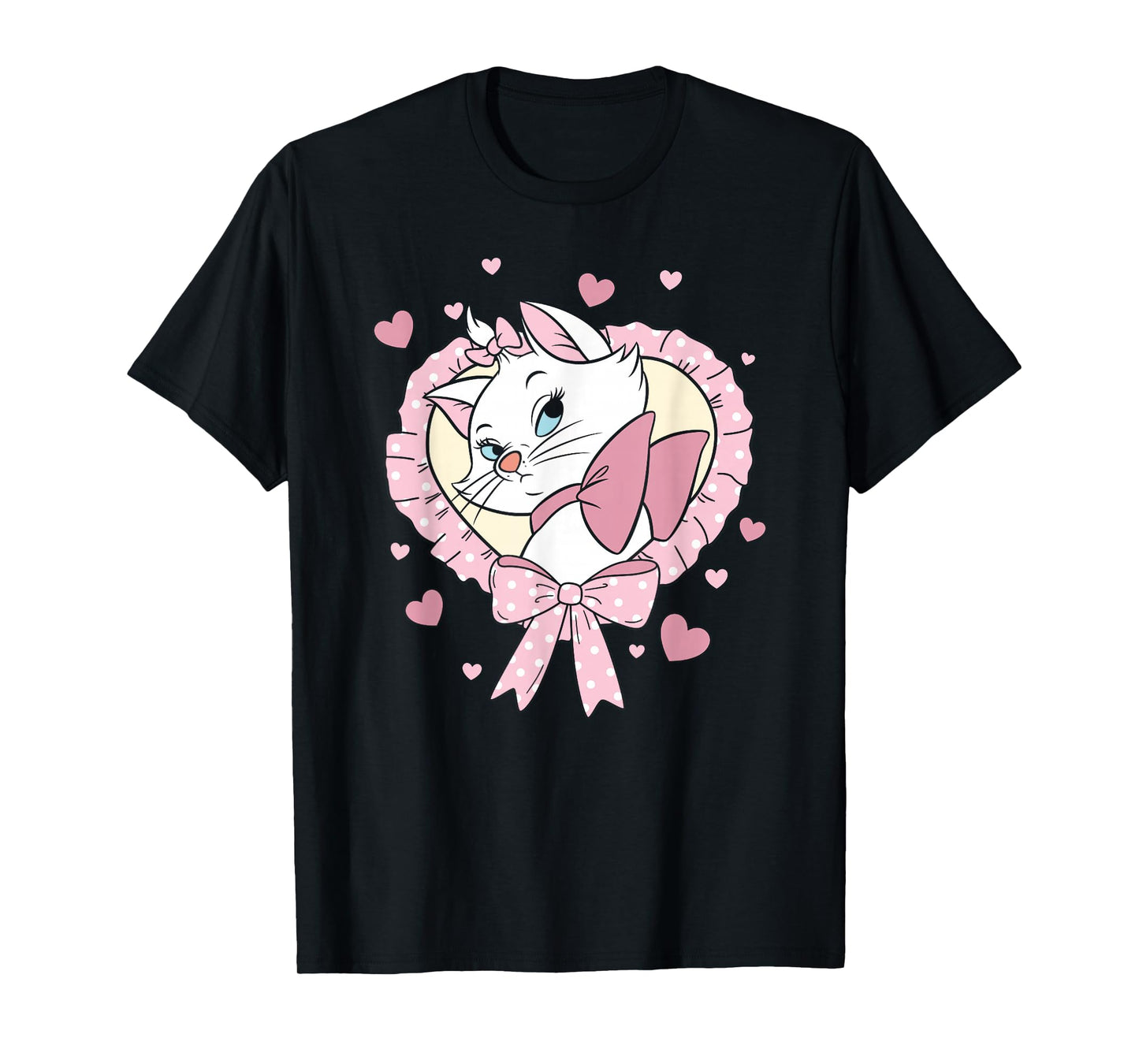 Disney The Aristocats Valentine's Day Marie Heart Frame T-Shirt