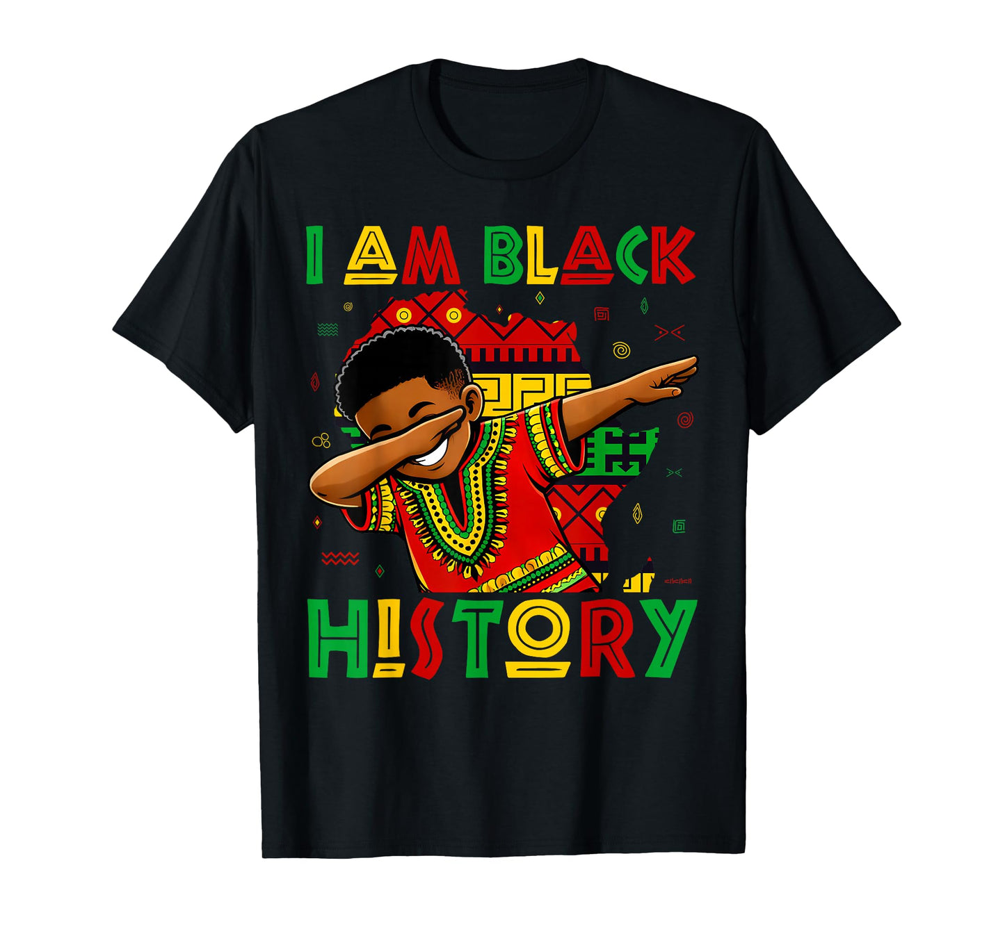 I Am Black History African American Boys Black History Month T-Shirt