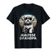 Cool Retro Maltese Grandpa Funny Vintage Dog Owner T-Shirt