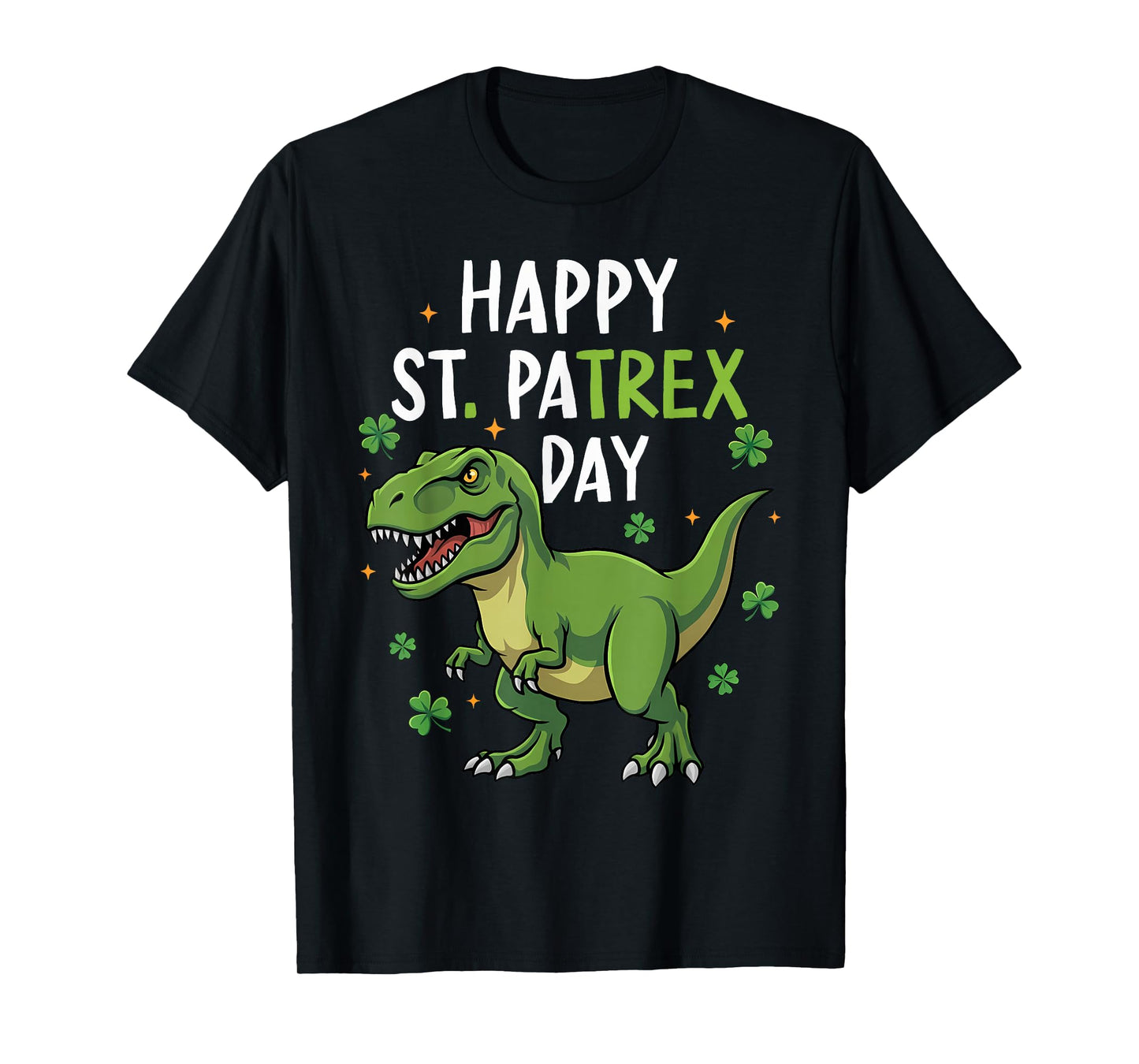 Happy St Patricks Pa Trex Day Dino Boys Kids Toddler T-Shirt