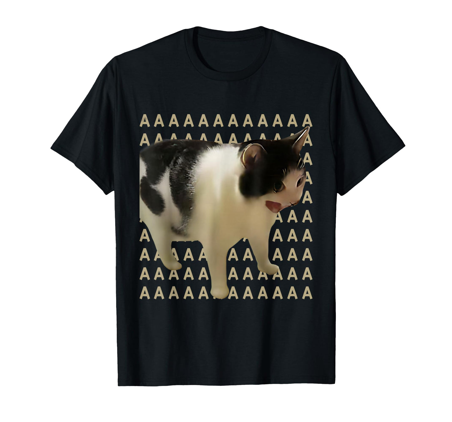 Funny Screaming Cat Meme Dank Meme Silly Cat T-Shirt