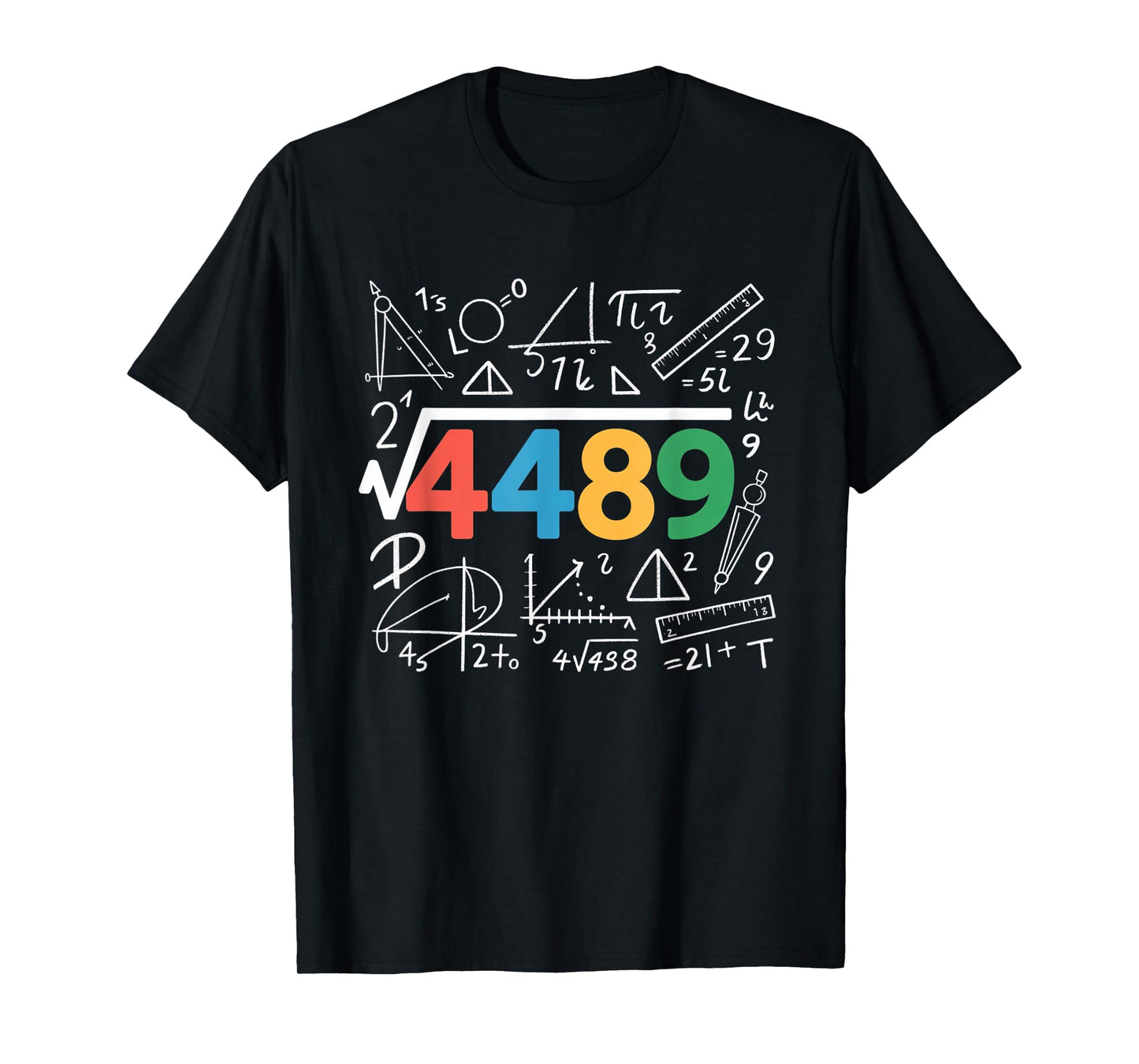 67 Meme Square Root 4489 Slang Six Seven Math Teacher T-Shirt