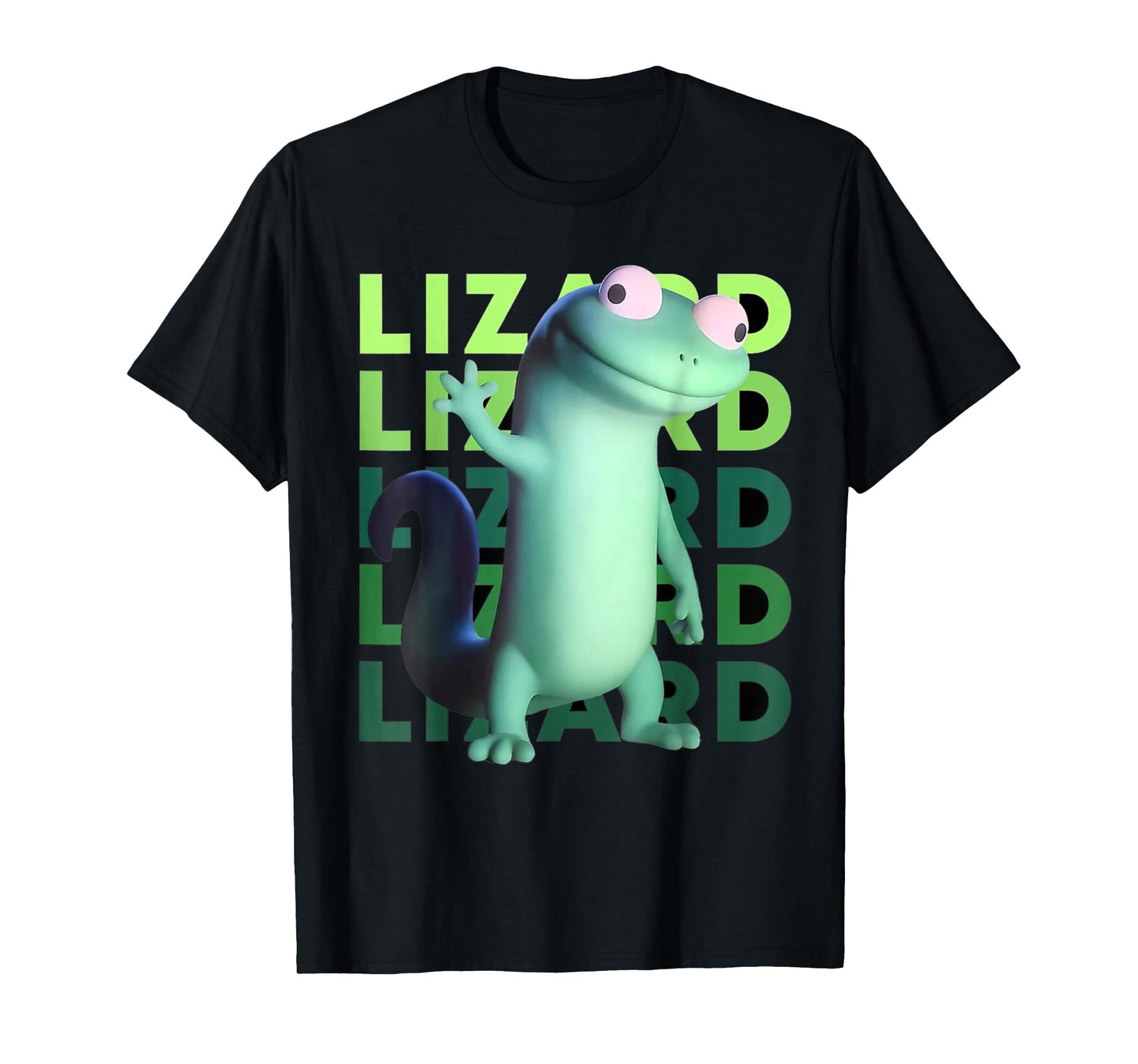Funny Weirdcore Lizard Meme | 3D Surreal Animal T-Shirt
