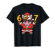 67 Christmaas Unicorn 6 7 Meme for Girls Kids Funny Xmas T-Shirt