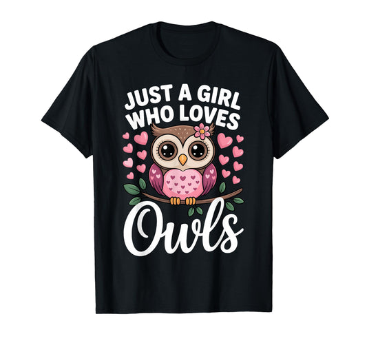 Cute Owl Costume for Women Girls Kids Bird Animal Owl Lover T-Shirt