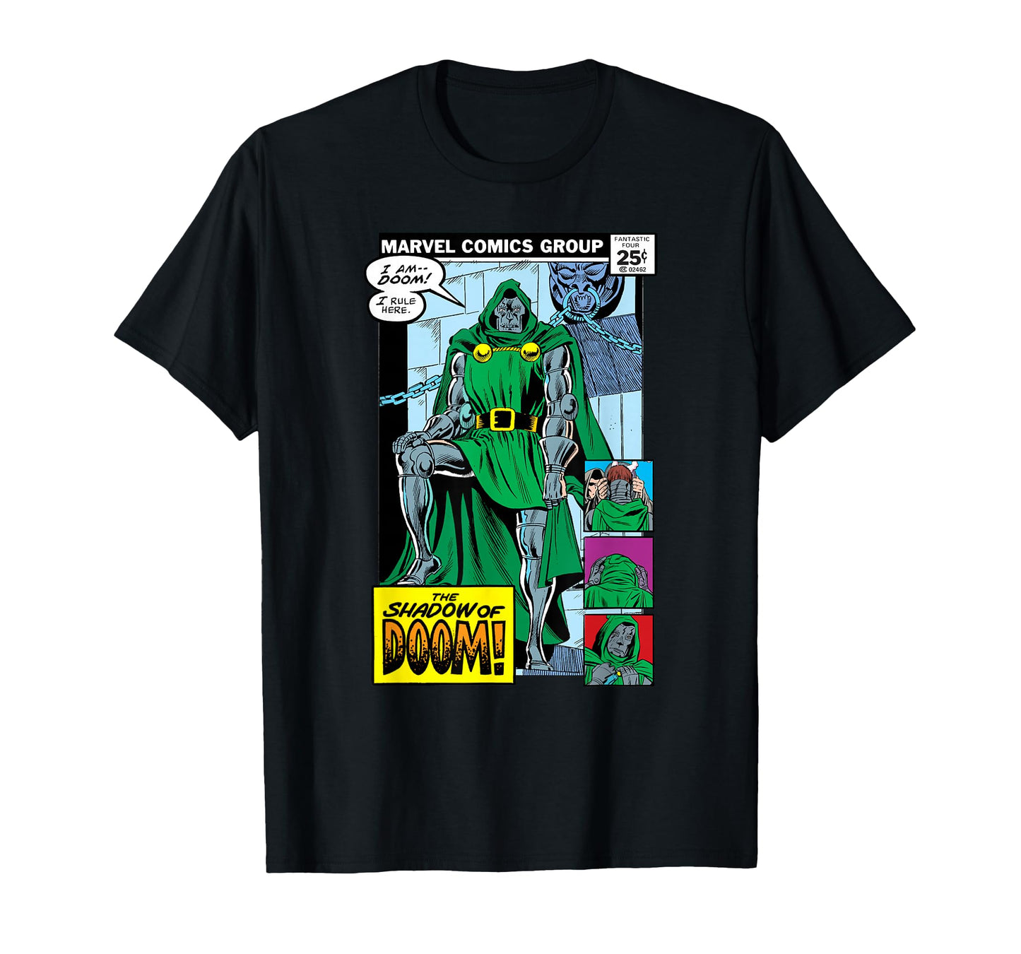 Marvel Doctor Doom Shadow of Doom Retro Vintage Comic Art T-Shirt