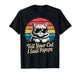Funny Tell Your Cat I Said Pspsps Retro Cat Meme Sunglasses T-Shirt