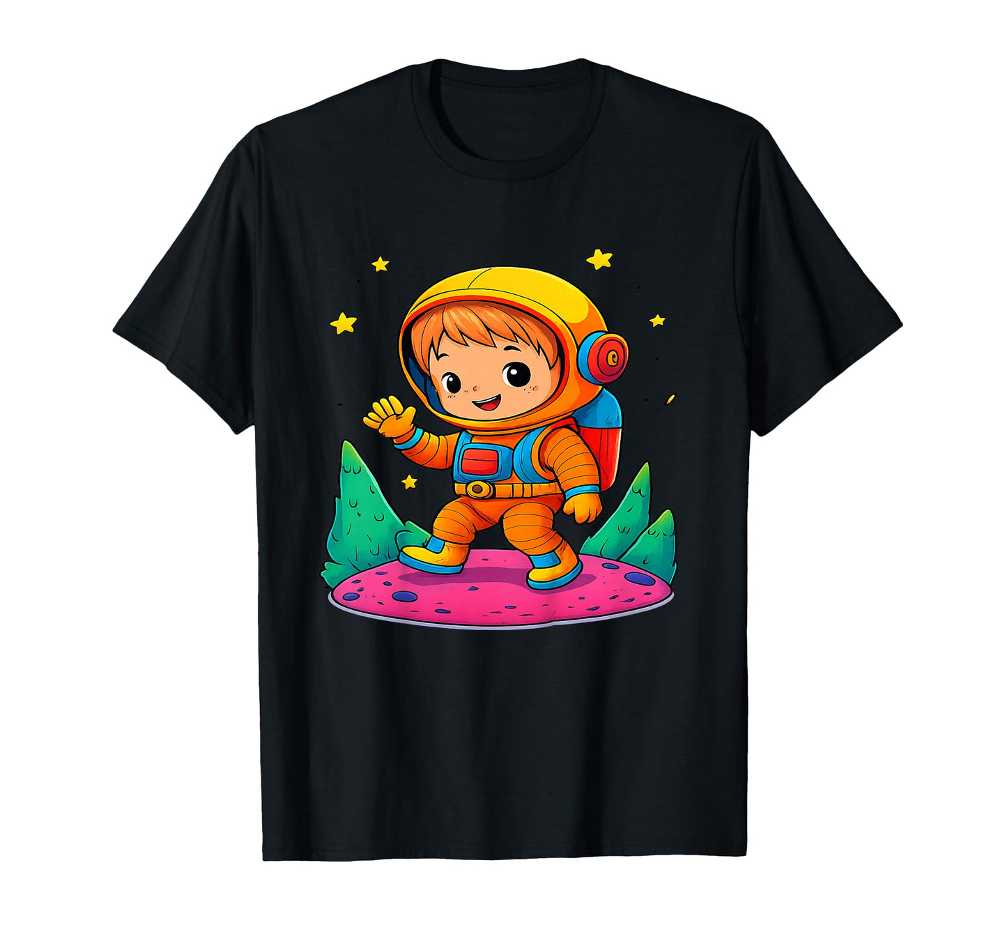 Cute Astronaut Space Adventure for Kids T-Shirt