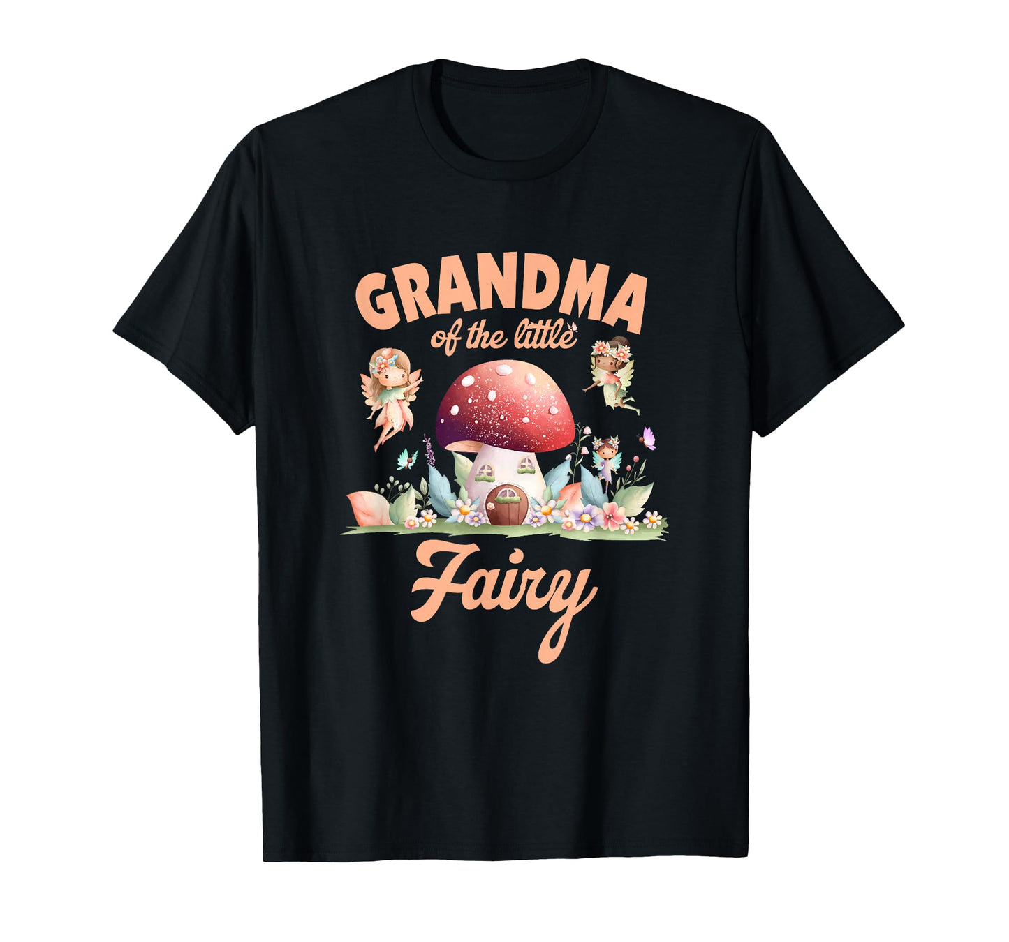 Grandma of The Little Fairy 1St Birthday Girl Fairytale T-Shirt