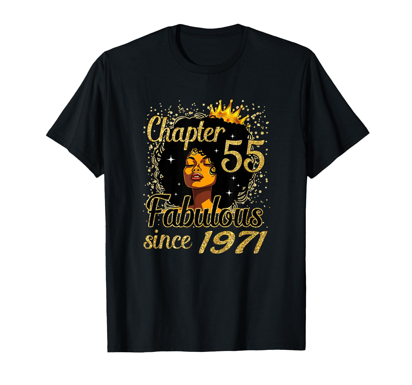 Chapter 55 Fabulous Since 1971 55th Birthday for Girls Women T-Shirt