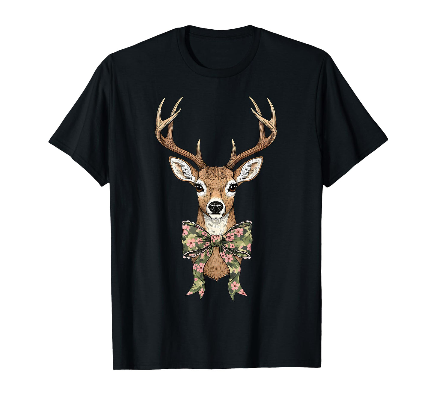 Deer Camouflage Old Camo Bow Camo Coquette Bow Hunting T-Shirt