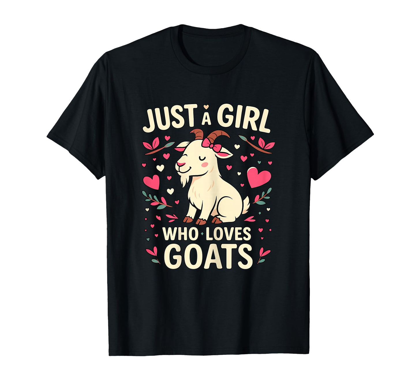 Just a Girl who Loves Goats Farmer T-Shirt