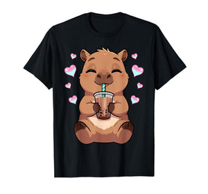 Kids Kawaii Capybara Stuff for Girls Capybara T-Shirt
