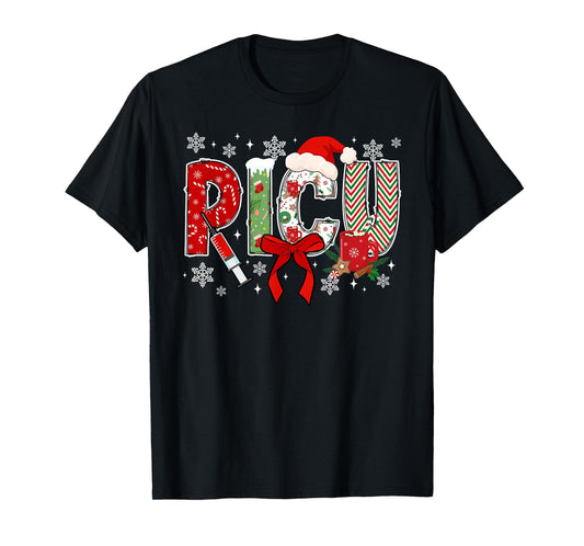 PICU Pediatric Intensive Care Unit Christmas PICU Nurse Xmas T-Shirt