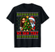 We Saw That Jesus and Santa Tree Christian Ugly Christmas T-Shirt