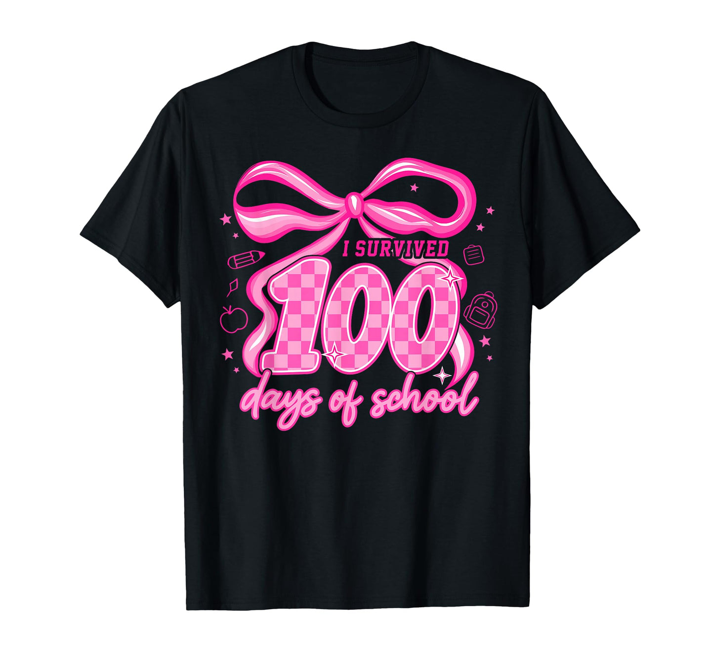 I Survived 100 Days of School for Teacher Kids 100th Days T-Shirt