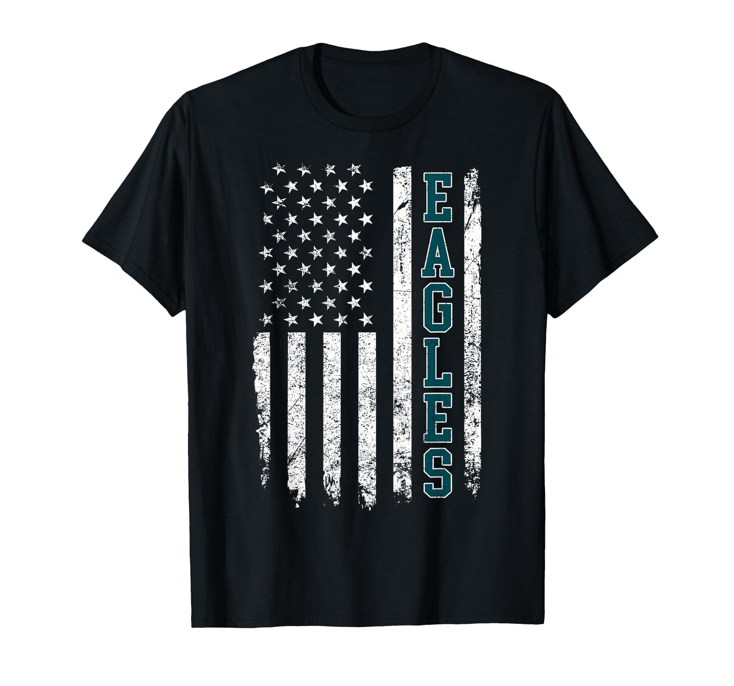 Vintage Eagle Women Men Kid Tees US Flag T-Shirt