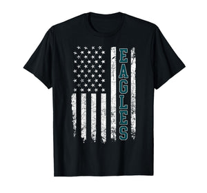Vintage Eagle Women Men Kid Tees US Flag T-Shirt