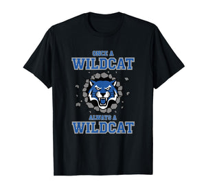 Cat Wildcat School Spirit Once A Wildcat Always A Wildcat T-Shirt