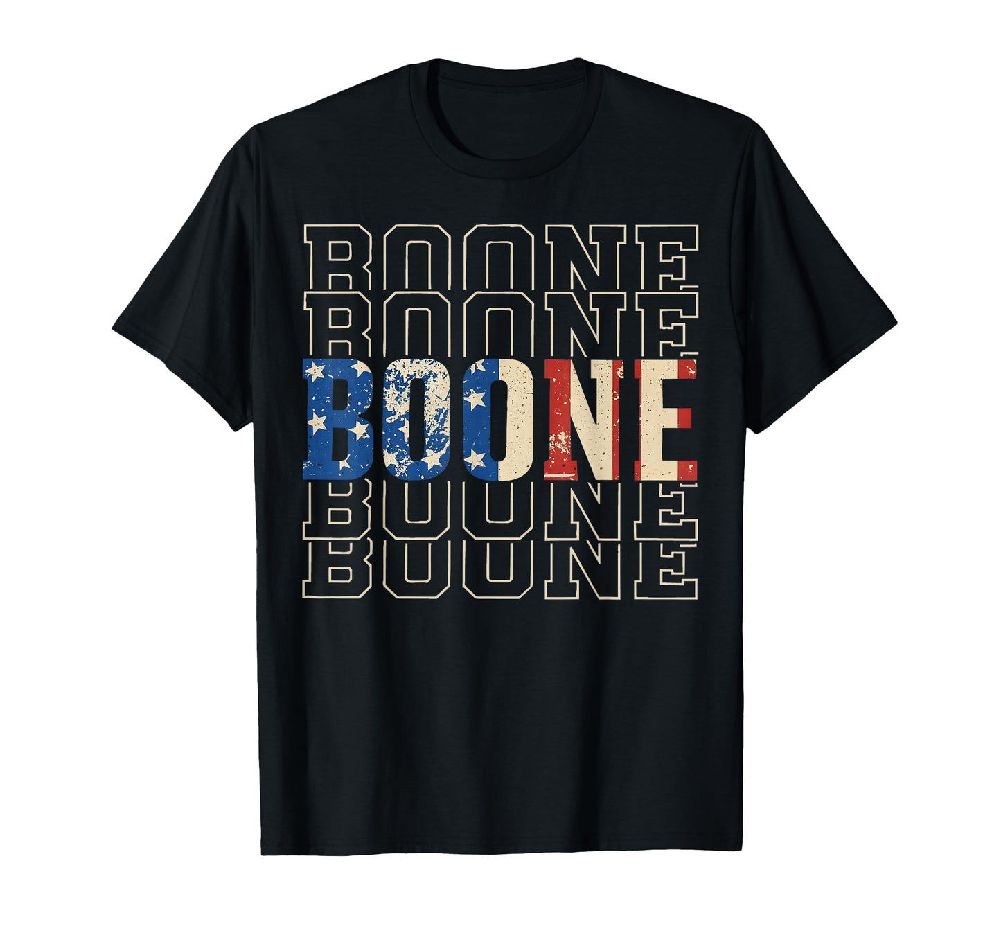Vintage Boone Name Retro American Gift for Men Women Kid T-Shirt