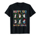 Happy 100 Days School Group Penguins Studying Students Kids T-Shirt