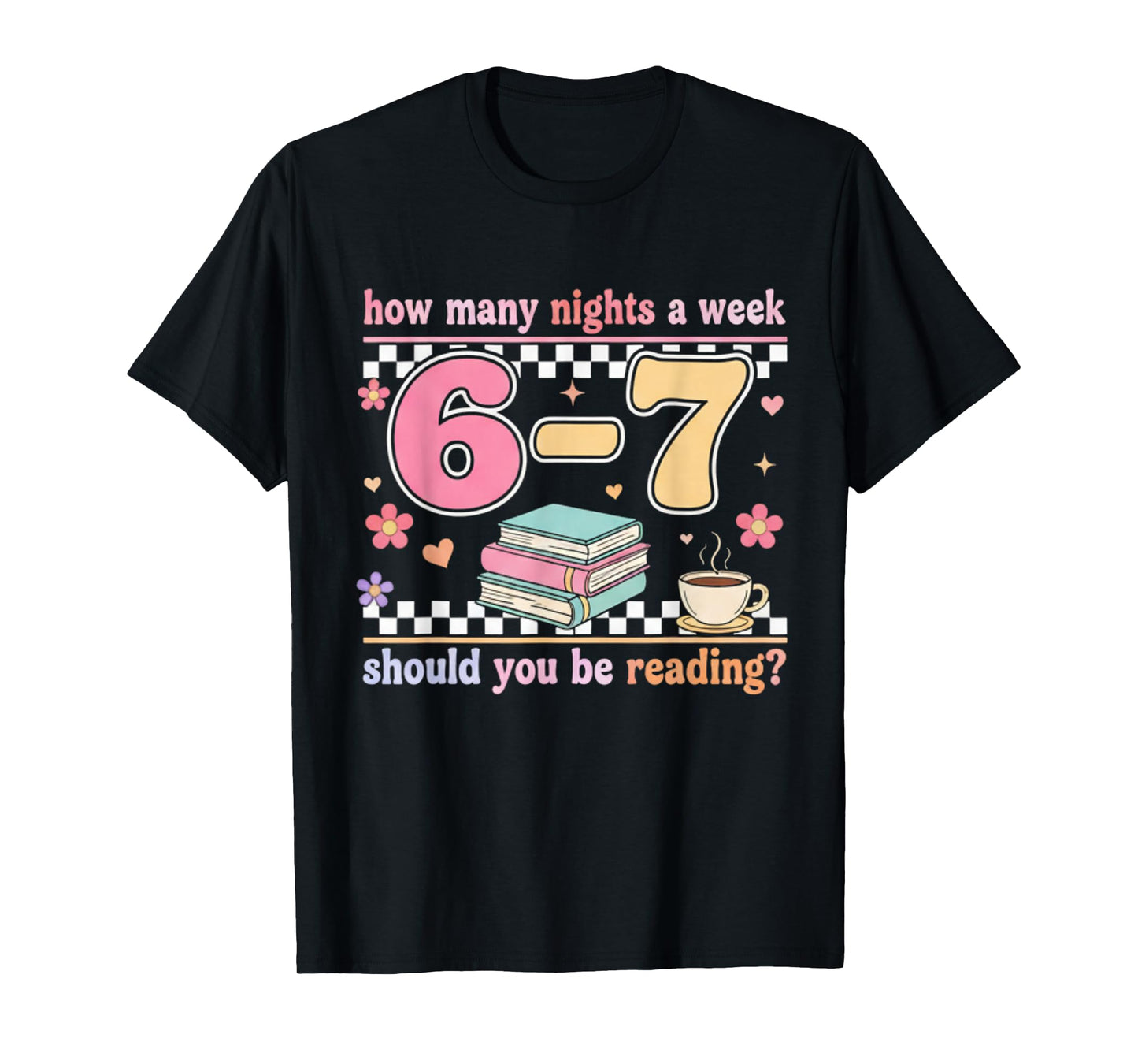 Funny Six Seven 6 7 Meme Teacher Design Reading 6-7 Teache T-Shirt