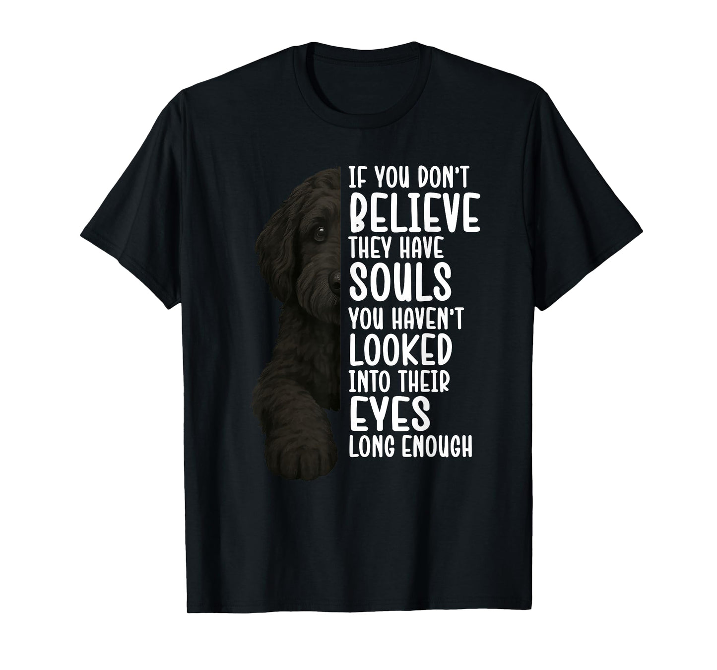 Black Goldendoodle Dog Black Doodle Owner Black Doodle Lover T-Shirt