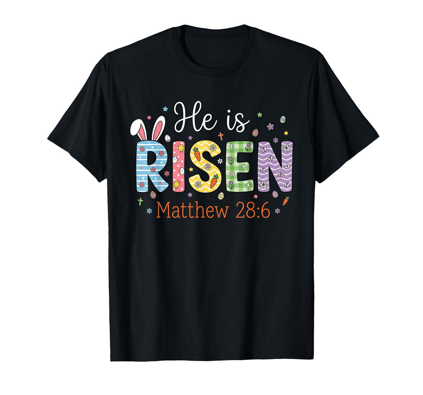 Women Easter He is Risen Jesus Religious Christian Women Kid T-Shirt