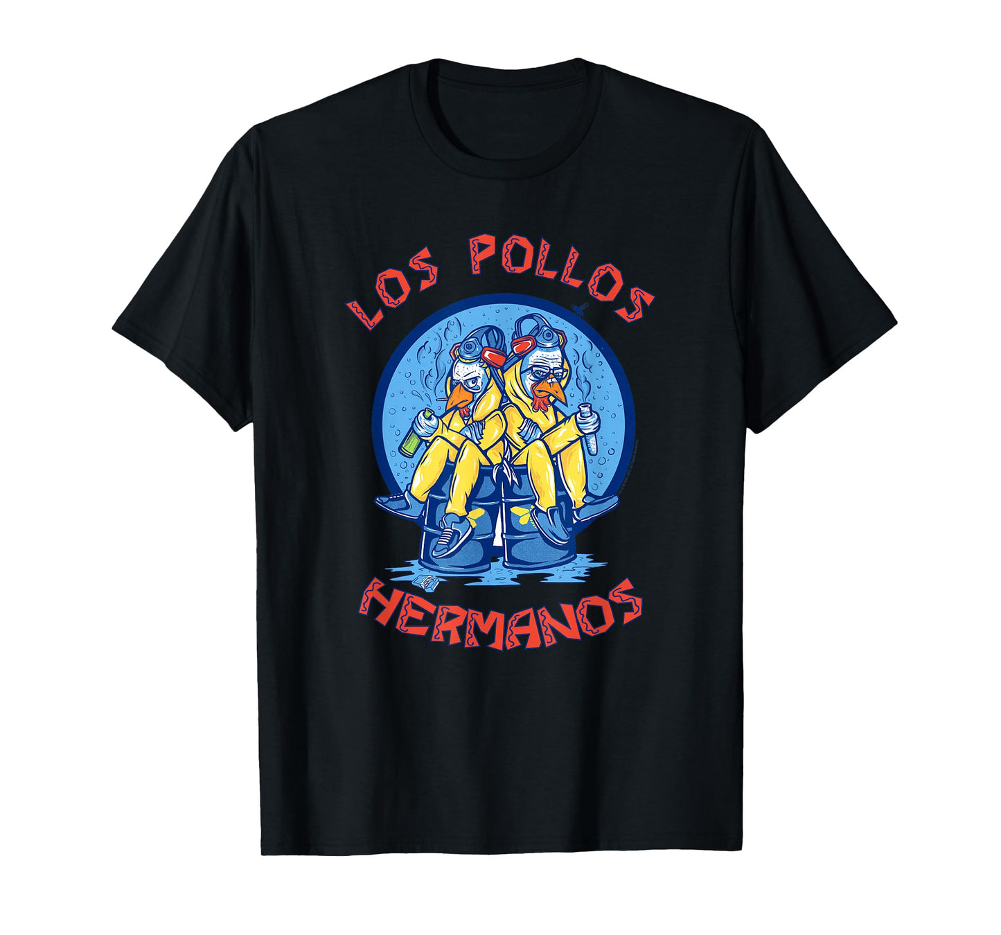 Breaking Bad Los Pollos Hermanos Hazmat Suits TV Show T-Shirt