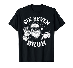 Six Seven 67 Christmas 6 7 Bruh Boys Kids 6-7 Meme Youth T-Shirt