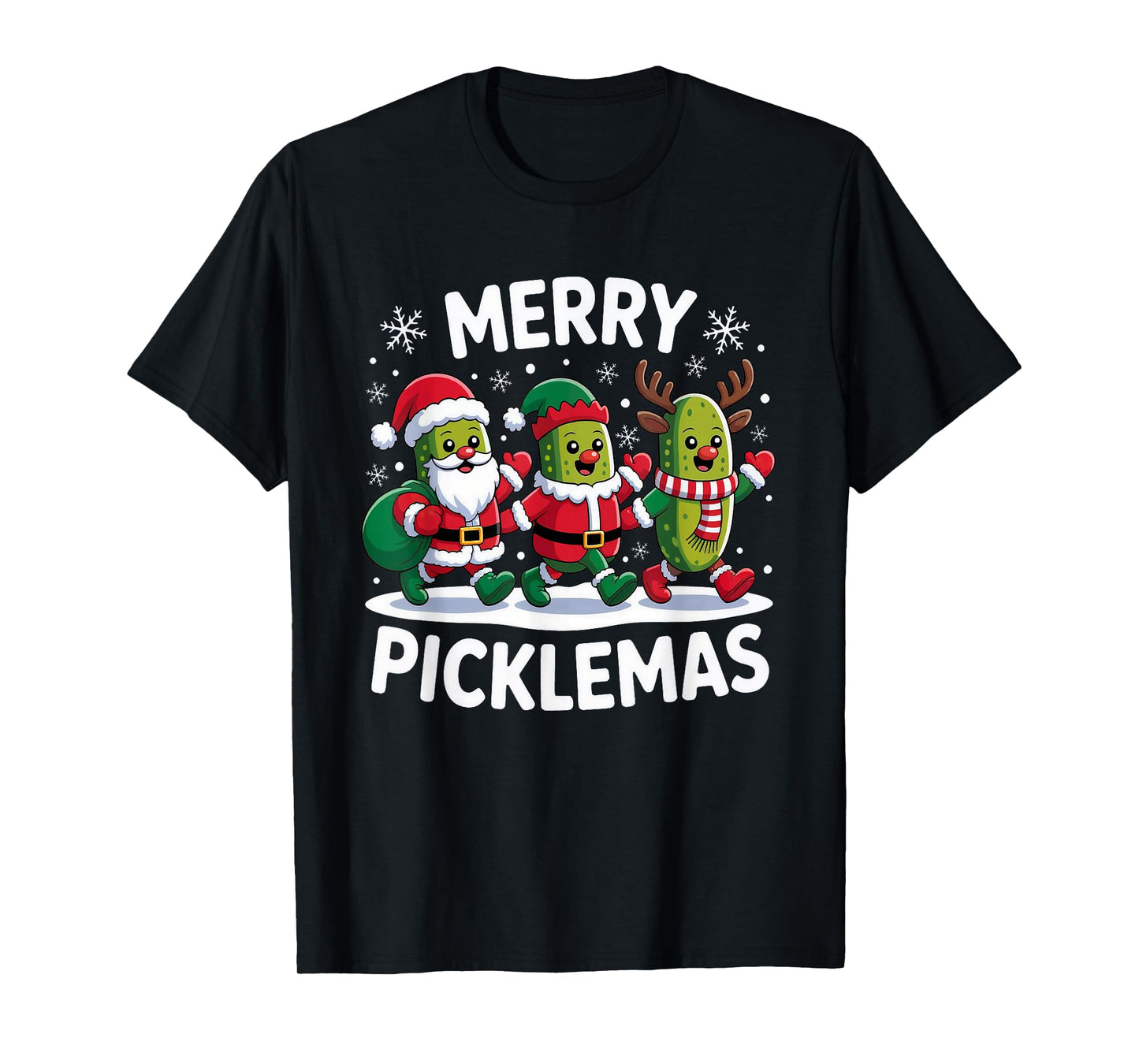 Merry Picklemas Fun Holiday Christmas 2025 for Pickle Lovers T-Shirt