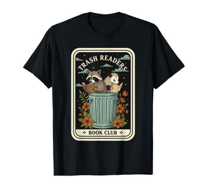 Book Lover Reading Trash Readers Book Club Tarot Card T-Shirt