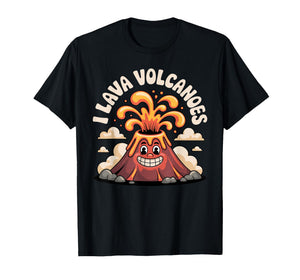 Cool Volcano Art for Men Women Kids Geology Volcano Lover T-Shirt