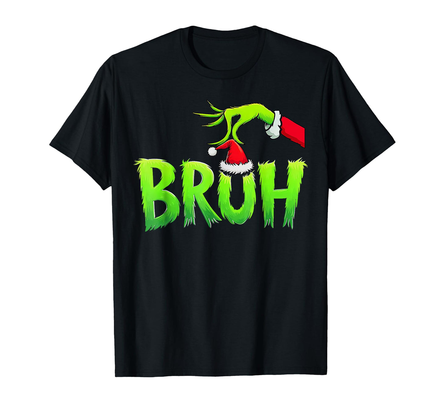 Bruh Christmas Shirt Kids Xmas Teens Boys Funny Christmas T-Shirt